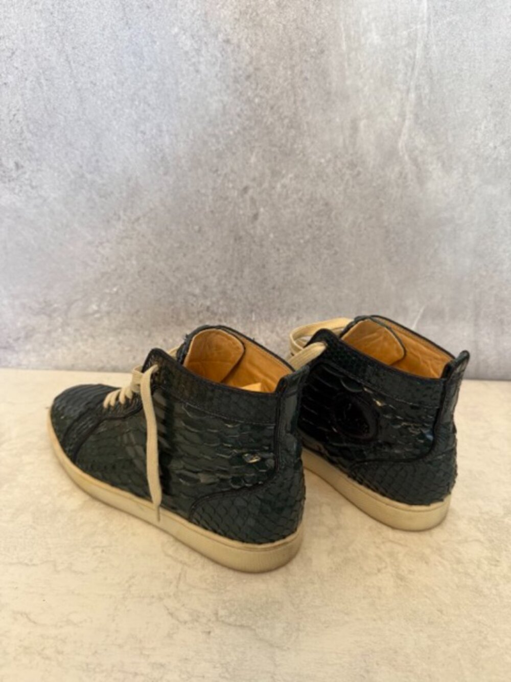 LOUBOUTIN Louis Flat Python Crystal - Picture 3 of 8